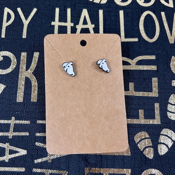 Halloween Earrings - Ghost - Picture 3 of 3